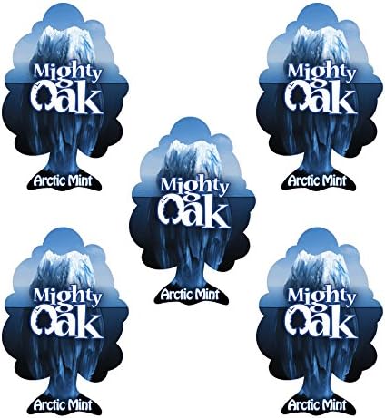 5 x Mighty Oak Air Car Freshener - Arctic Mint