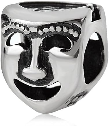 925 Sterling Silver Mask, Owl, Witch Beads Suitable for European Women Bracelet, Gifts for Women/Men
