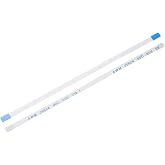 uxcell Flexible Flat Cable 5 Pins 0.5mm Pitch 100mm 5Pcs (A Type) | FPC FFC Flexible Ribbon Cable for LCD TV Car Audio DVD Player Laptop