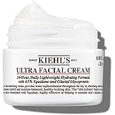 Kiehl's Ultra Facial Cream, with 4.5% Squalane to Strengthen Skin's Moisture Barrier, Skin Feels Softer and Smoother, Long-La