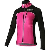 M MYSENLAN Womens Windproof Fleece thermal Jacket Running Cycling Sports Bicycle Jackets, Warm Windbreaker Coats For Women