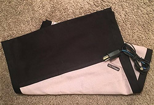 King Size Grounding Body Sheet/Mat (Black) - Bamboo &amp; Silver (70:30) - All Natural Conductive Fabric - Re-establish your connection with the earth!