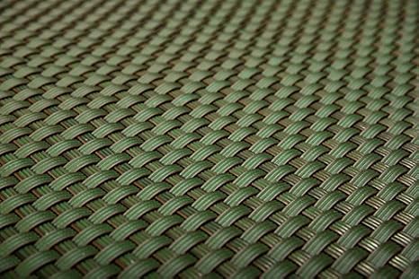 Primrose Papillon Sichtschutz aus Polyrattan 200cm Meterware (Grün)