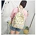 TOP SHOP BAG FTSUCQ Womens Backpack Travel Daypack Tote School Bags Shoulder Handbags Satchels + 3 PCS Floral Handkies