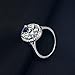 UMODE Jewelry 6 Carat Oval Shaped Stunning Cubic Zirconia CZ Halo Engagement Wedding Ring for Women (9)