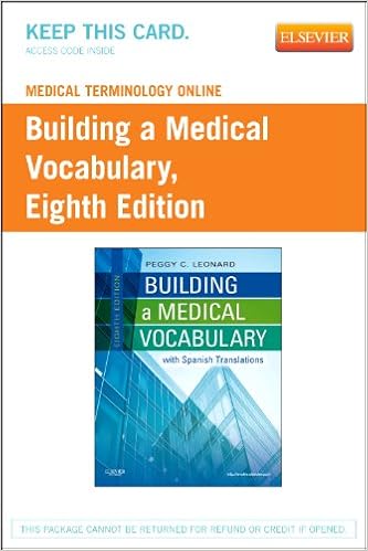 Medical Terminology Online For Building A Medical Vocabulary Access Code Leonard Building A Medical Vocabulary Leonard Mt Med Peggy C 9781455708383 Amazon Com Books