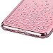 iPhone 7 Case,Comma [Polka Crystal Series] Original Swarovski Element Hard [PC Transparent] Case for iPhone 7(Rose Gold Polka)