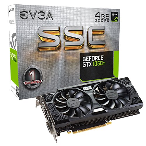 EVGA GeForce GTX 1050 Ti SSC Gaming ACX 3.0, 4GB GDDR5, DX12 OSD Support (PXOC) Graphics Card 04G-P4-6255-KR (Renewed)