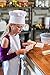 Odelia Tessa's Kitchen Kids - Child's Chef Hat Apron Set, Kid's Size, Children's Kitchen Cooking and Real Baking Wear Kit for Those Chefs in Training, Boys or Girls (M 6-12 Year, White)