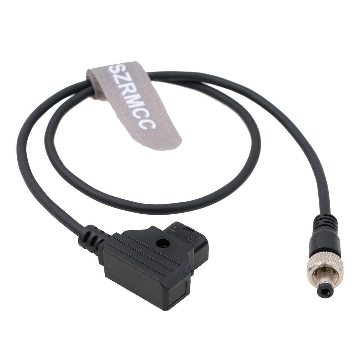 SZRMCC D Tap to 5.5x2.1mm DC with Lock 12V Power Cable for Video Devices Pix-E5 Pix-E5H Pix-E7 Monitor (Straight DC2.1mm)