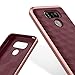 LG G6 Case, Caseology [Parallax Series] Slim Dual Layer Protective Textured Geometric Cover Corner Cushion Design for LG G6 (2017) - Burgundy