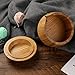 Trusafe Bamboo Yarn Bowl Knitting Accessories Yarn Holder Crochet Accessories Knitting Bowl (6