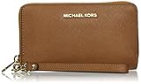 Michael Kors Women's Jet Set Travel Large Smartphone Wristlet, Luggage, OS
