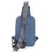 TINYAT Sling Canvas Bag Shoulder Chest Pack Casual Crossbody Travel Shoulder Bag for Women Men T601