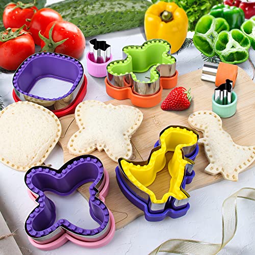Sandwich Cutter and Sealer Set FASTSPOK 27Pcs Uncrustables Sandwich Maker Cookie Cutters for