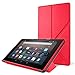 All-New Amazon Fire HD 8 Tablet Case, DTTO Slim-Fit Transformable Multi-Angle Stand Cover Case for Amazon Fire HD 8 (7th Generation, 2017 Released only) with Auto Sleep/Wake, Punch Red