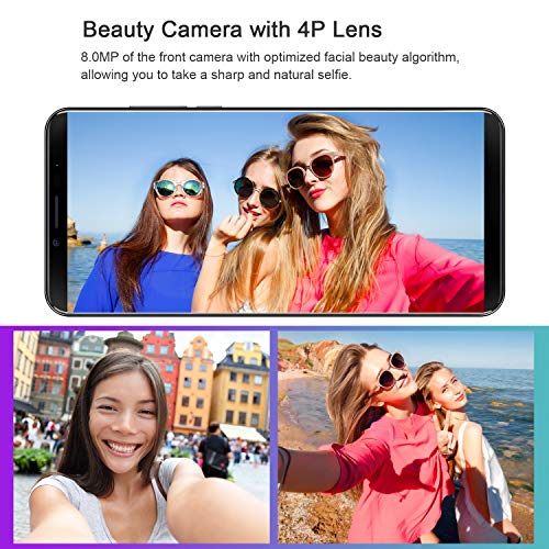 4G Unlocked Smartphone, Cubot X19, 5.93 inch FHD, Android 9.0, 4GB+64GB, Dual SIM, 4000mAh, 8MP+16MP, Face Unlock Finger Print (Black) - Thumbnail 5
