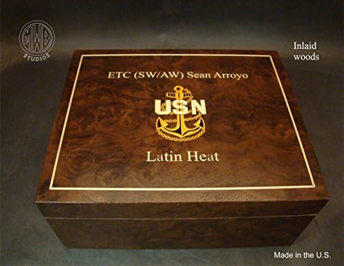 Handcrafted Humidor's Made in the U.S. (Military)