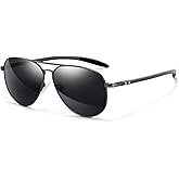 SUNGAIT Carbon Fiber Sunglasses for Men Polarized Aviator Ultralight Sun Glasses UV400 Protection
