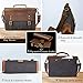 WOWBOX Messenger Satchel Bag for Men and Women,Vintage Canvas Laptop Computer and Tablet Briefcases Shoulder Bag Carrying Case 13