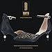 IDIFU Women's IN2 Candice Wedding Rhinestones Sequins Low Kitten Heels Pumps Dress Evening Shoes for Women Bridal Bride