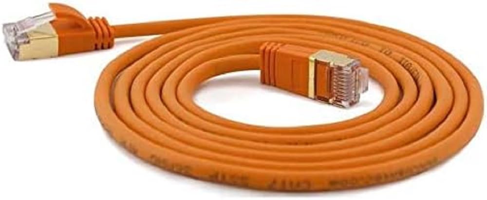 wantecWire 7143 Ultra Slim Patch Cable Orange