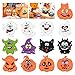 Halloween Decorations 202PCS Halloween Pumpkin Foam Craft Kits with 20 Sets DIY Self-Adhesive Halloween Expressions Stickers for Kids Halloween Party Favors