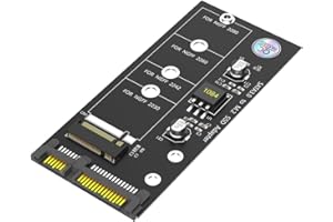 M.2 NGFF to SATA Adapter Card B Key/B & M Key SSD Converter NGFF M2 to 2.5 inch SATA III Drivers for NGFF M.2 2280 2260 2242 