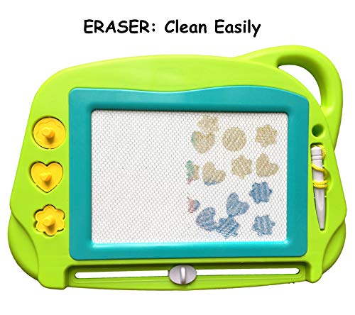 image for AiTuiTui Magnetic Drawing Board Mini Travel Doodle, Erasable Writing S