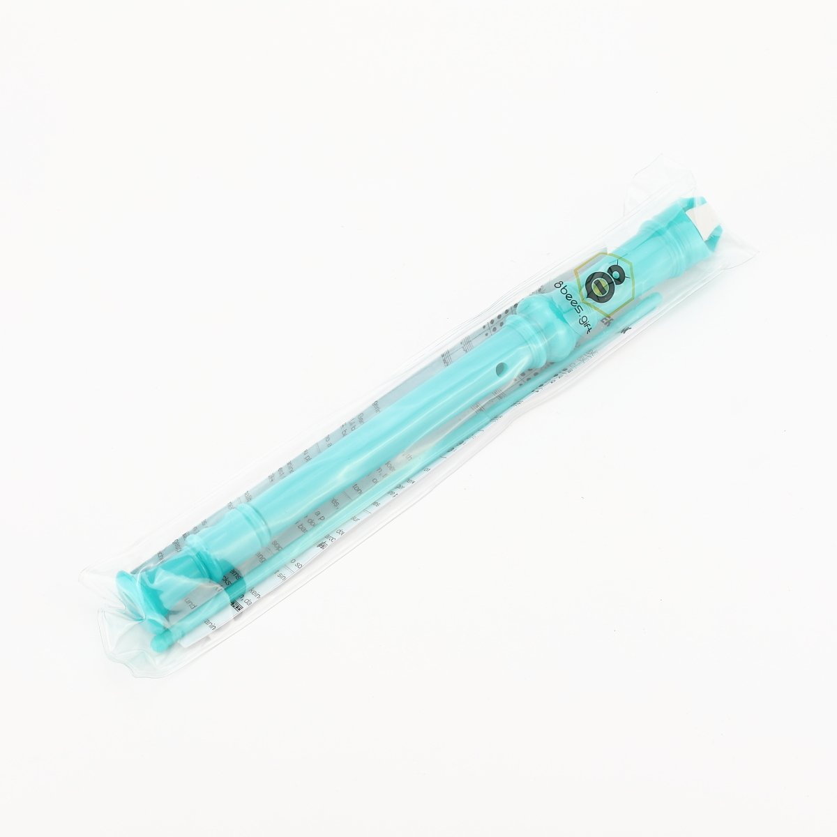 8Bees Descant Soprano Recorder 8 Hole with Cleaning Rod,Basic Musical Instrument for School Student(Green)