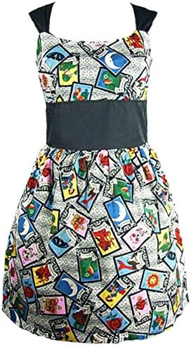Women's Hemet Riding Shotgun Mexican Loteria Dress XL