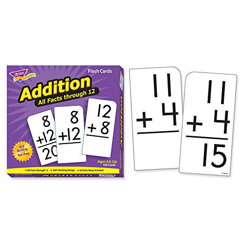 Addition 0-12 (all facts) Flash Cards