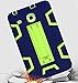 TIMISAM Samsung Galaxy Tab E 8.0 Case, [Heavy Duty] High Impact Hybrid Drop Proof Armor Defender Protection Case Built With Stand for Samsung Galaxy Tab E 8.0（T377/T375） (Navy+Green)