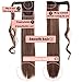 Ponytail Extension Wrap Around 18″ 24″ Synthetic Drawstring Hair Piece Clip in Hair extensions Light Chestnut Brownthumb 4