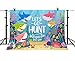 TJ 7X5FT Baby Shark Family Let's Go Hunt Photo Background Under The Sea Photography Backdrops Baby Shower Kids Birthday Theme Party Decor Banner Studio Props Vinyl