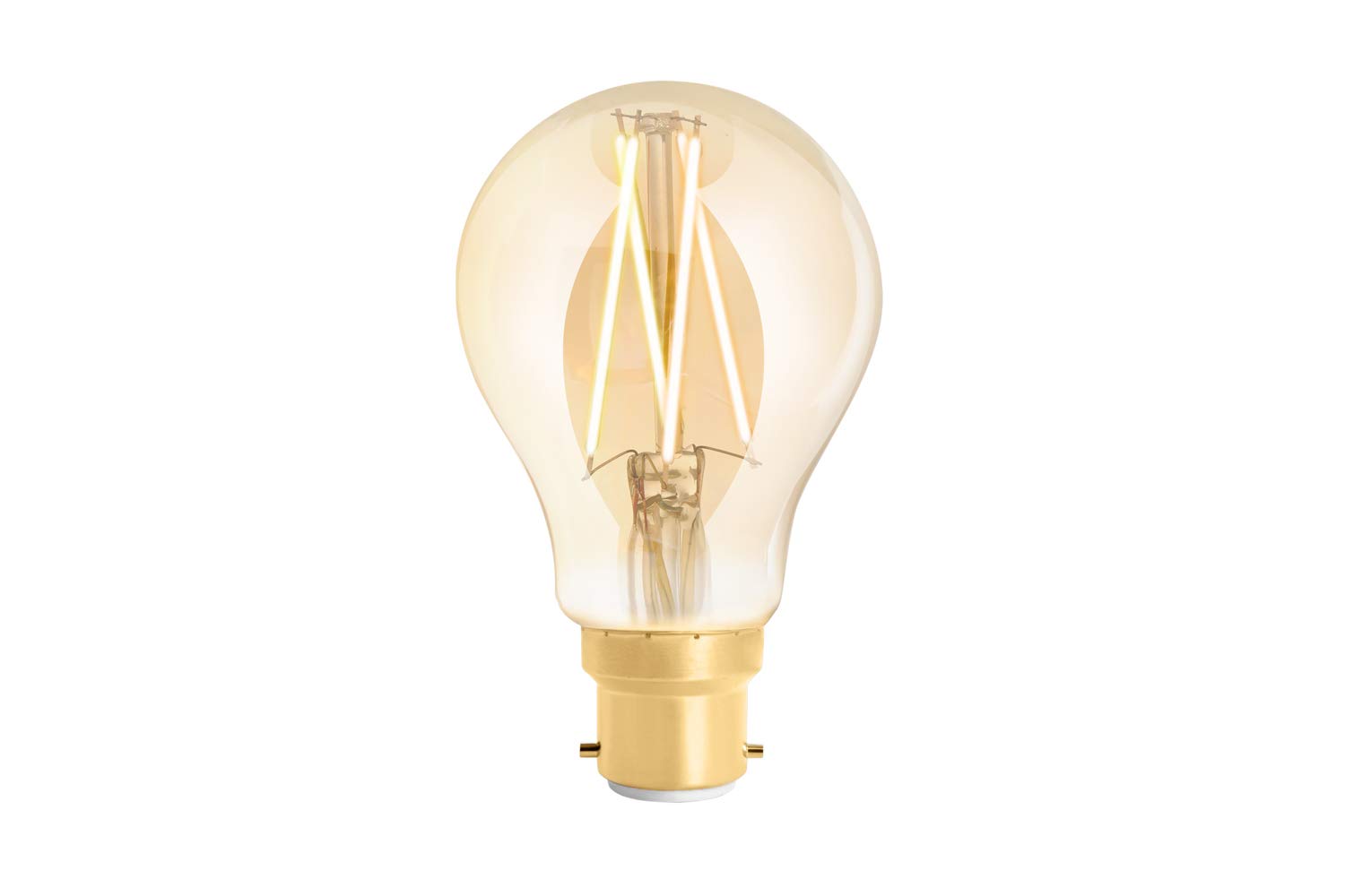 4lite WiZ Connected A60 Amber White WiFi LED Smart Bulb - B22 Bayonet Cap