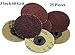 Katzco Sanding Disc - 25 Piece Set of Heavy Duty and Durable 3 Inch 60 Grits Sander - Automotive, Tools and Equipment, Body Repair Tool