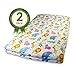 Pack N Play Fitted Crib Sheets 2 Pk Jungle Animal Print