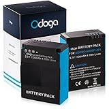 Odoga Compatible 2 Pack Of GoPro Hero3 Hero 3+ AHDBT-201 AHDBT-301 AHDBT-302 Batteries
