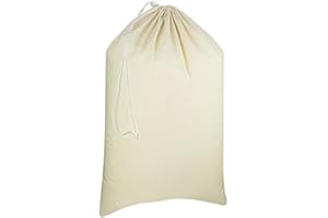Urban Villa Laundry Bags Canvas|Dirty Clothes Travel Laundry Bag|Machine Washable|Reusable College Hostel Hamper Liner Bag - 1 Pack|Size 28 x 36 Inches
