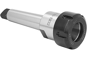 UPALDHOU MT3 Morse Taper Collet Chuck Holder, Carbon Steel with 0.0005in Runout Tolerance for ER16 ER20 ER25 ER32 Milling App