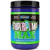 Gaspari Nutrition SUPER PUMP MAX, Ultimate Pre-Workout Supplement, 1.41lbs (Pack of 1, Sour Apple Candy)