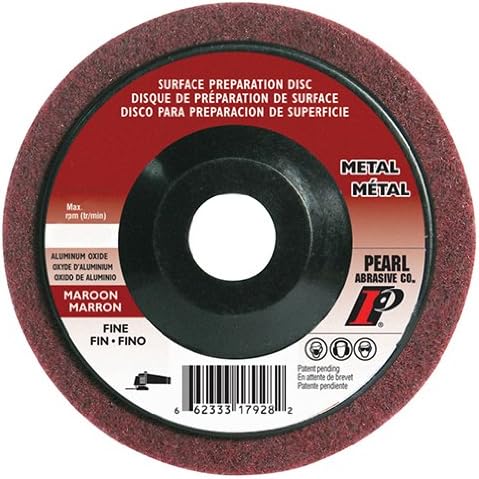 Pearl 4-1/2" x 7/8" Al/Ox Surface Preparation Wheel (Pack of 10)
