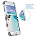 ULAK Galaxy S6 Case, Shockproof Hybrid Case fit for Galaxy s6 3in1 Hard PC Soft Silicone Hybrid Protective Cover with Raised Bevel Impact Protection for Samsung Galaxy S6 G920A, G920T-Artistic Marble