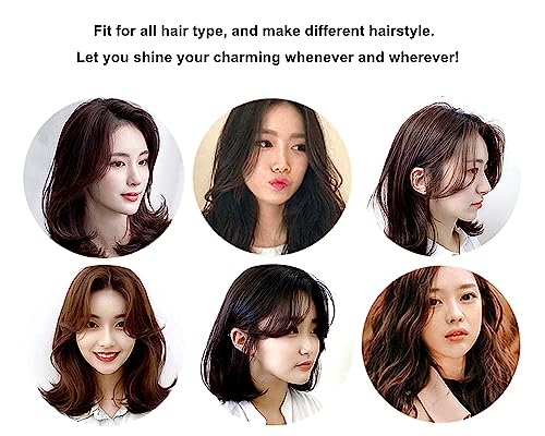 8pcs Hair Volumizing Clips, GetALift Instant Hair Volume Clip, Natural Hair Root Fluffy Clips, Hair Volumizer Clips for Women Girls, Velcro Curly Hair Clips for DIY Hair Styling Tool-Black