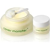 COVER MONSTER Cleansing Balm, Makeup Remover Balm, Melts Waterproof Makeup &amp; Sunscreen, Deep Pore Cleanse &amp; Hydration, Gentle &amp; Non-Irritating, Made for All Skin Types, Safe for Sensitive Skin