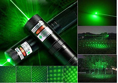 Green Light Pointer High Power Visible Beam with Adjustable Focus for Hunting Hiking