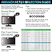 Yooreka Reversible Computer Privacy Screen, 24 inch – (16:10) Aspect Ratio :: Anti Glare Filter with Blue Light Protection :: Reduces Eye Strain, Blocks 96% UV Radiation :: with Installation Kitthumb 1
