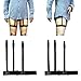 FEESHOW Adjustable Anti-wrinkle Uniform Dress Shirt Stays Garter Belts with Non-slip Locking Clamps (Plastic Clip)