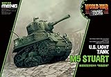 MNGWWT012 Meng World War Toons - US Light Tank M5 Stuart [Model Building KIT]